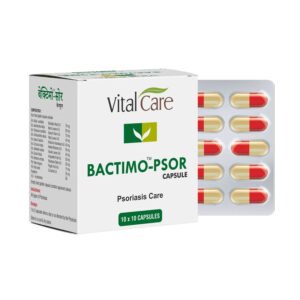 Vital Care Bactimo Capsule for Psoriasis (10×10 Capsules)